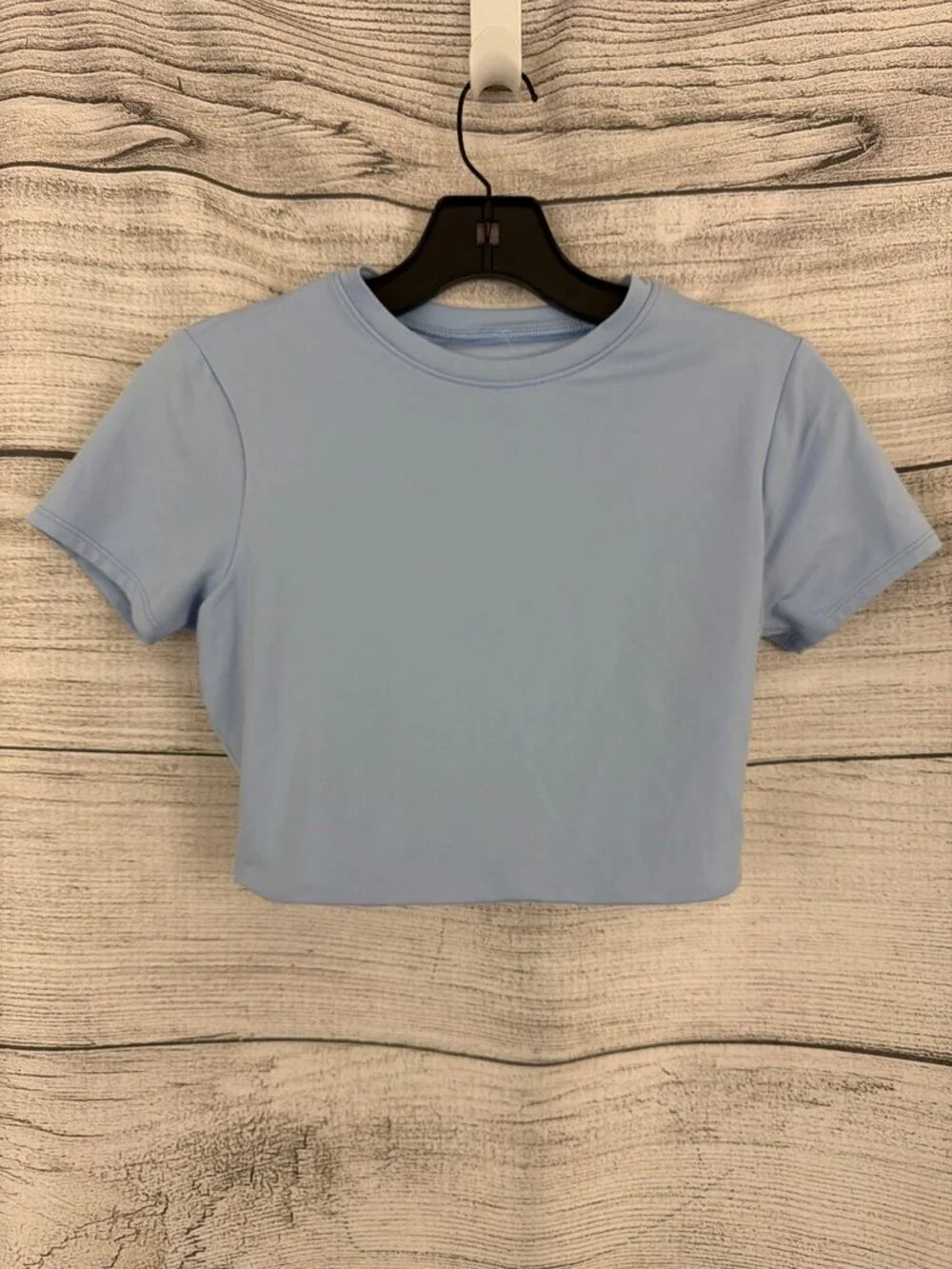 Alo Yoga Cropped Backspin Short Sleeve Size XS